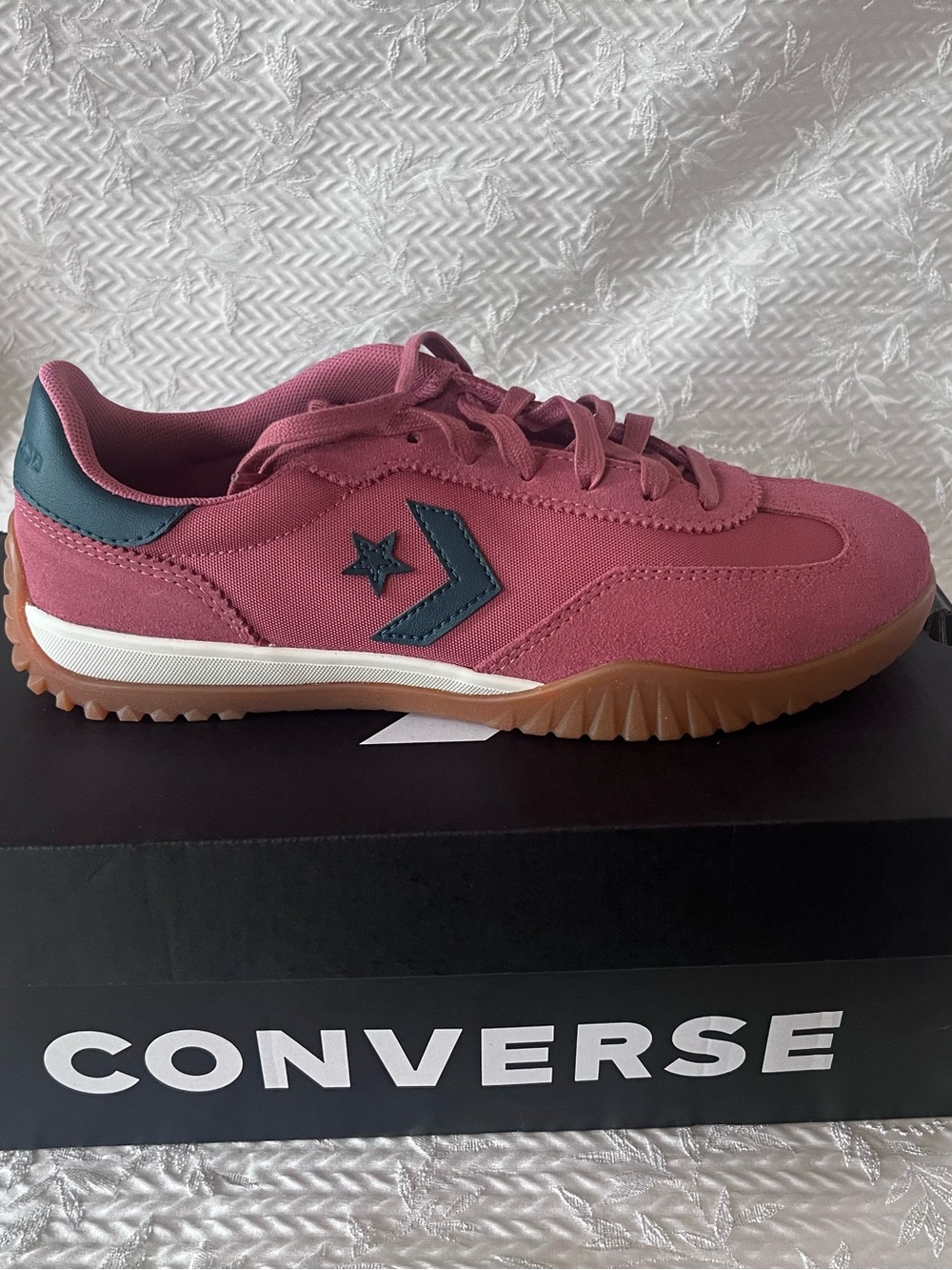 Pink Converse Run Star trainers